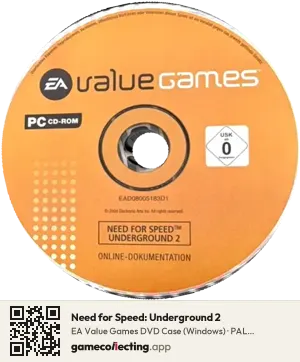 Need for Speed: Underground 2 Computer, PAL disc