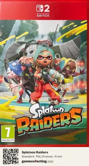 Splatoon Raiders Nintendo Switch 2, France box front