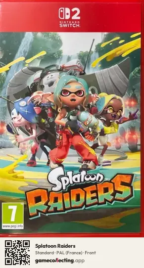 Splatoon Raiders Nintendo Switch 2, France box front