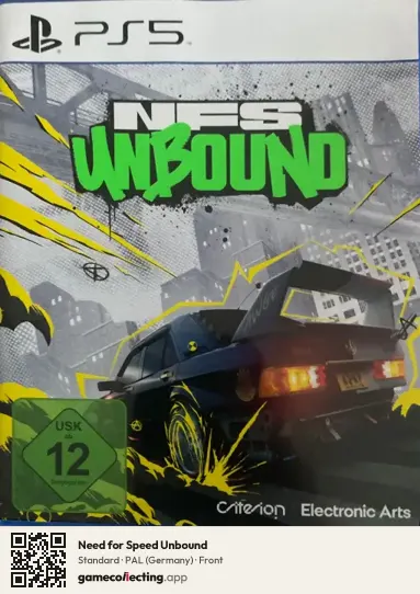 Need for Speed Unbound PlayStation 5, Germany box front