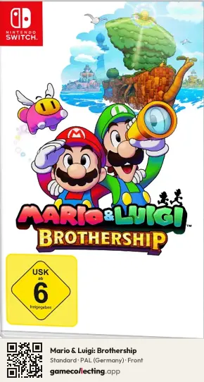 Mario & Luigi: Brothership Nintendo Switch, Germany box front