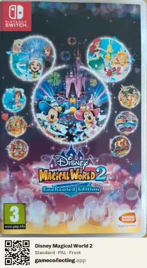 Disney Magical World 2 Nintendo Switch, PAL box front