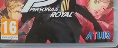 Persona 5 Royal, the PEGI square on its front