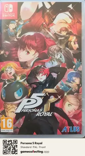 Persona 5 Royal Nintendo Switch, PAL box front