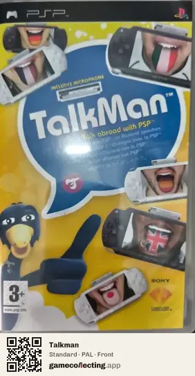 Talkman PlayStation Portable, PAL box front