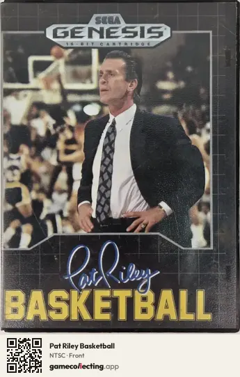 Pat Riley Basketball Sega Mega Drive / Genesis, NTSC box front