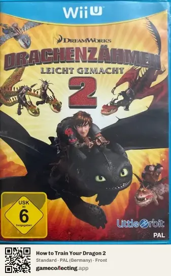 How to Train Your Dragon 2 Nintendo Wii U, Germany box front