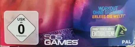 Zumba Fitness: World Party, the USK square on its front