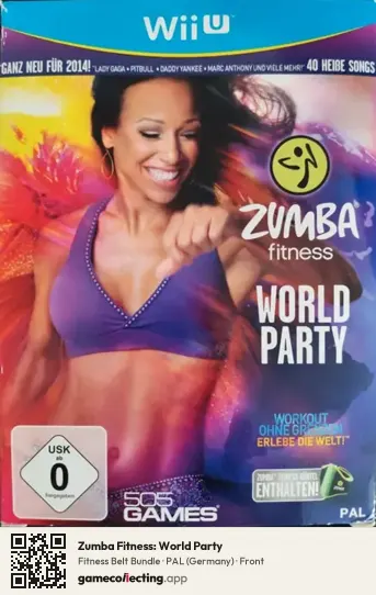 Zumba Fitness: World Party Nintendo Wii U, Germany box front