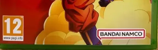 Dragon Ball Z: Kakarot, the PEGI square on its front