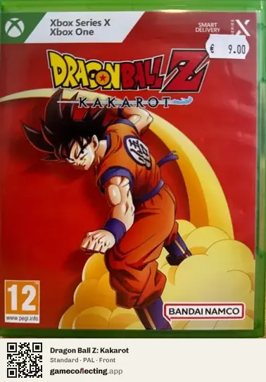 Dragon Ball Z: Kakarot Xbox Series X, PAL box front