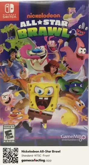 Nickelodeon All-Star Brawl Nintendo Switch, NTSC box front