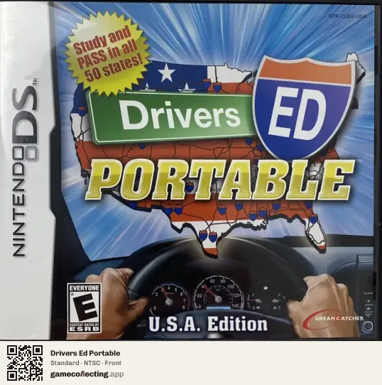 Drivers Ed Portable Nintendo DS, NTSC box front