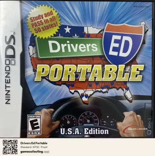Drivers Ed Portable Nintendo DS, NTSC box front