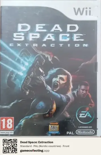 Dead Space: Extraction Nintendo Wii, Nordic countries box front