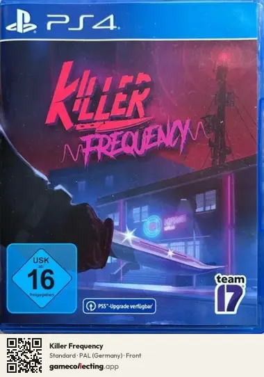 Killer Frequency PlayStation 4, Germany box front