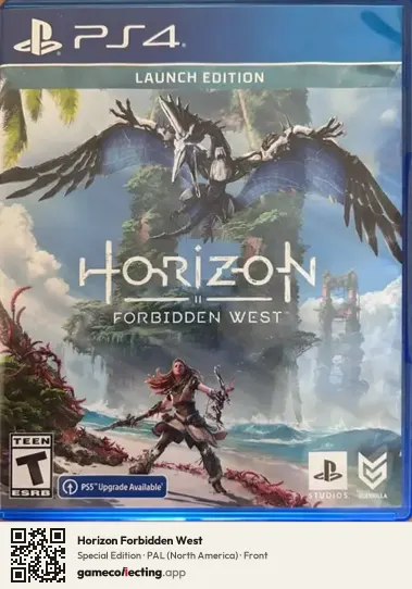 Horizon Forbidden West PlayStation 4, North America box front