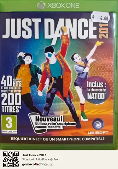 Just Dance 2017 Xbox One, France box front