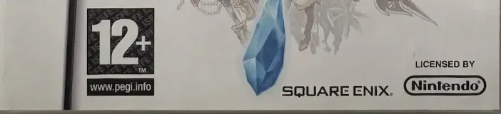 Final Fantasy Crystal Chronicles: Echoes of Time, the PEGI square on its front