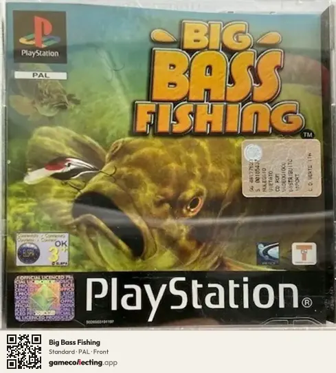 Big Bass Fishing PlayStation, PAL box front