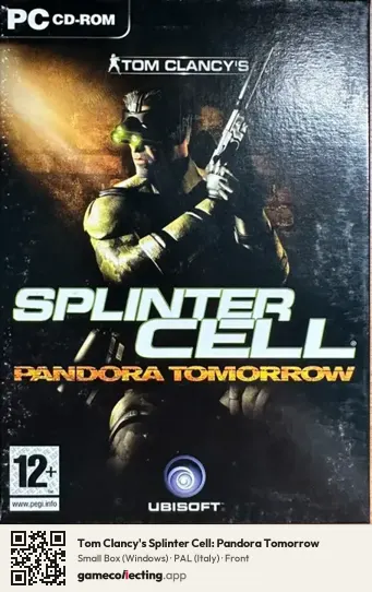 Tom Clancy's Splinter Cell: Pandora Tomorrow Computer, Italy box front