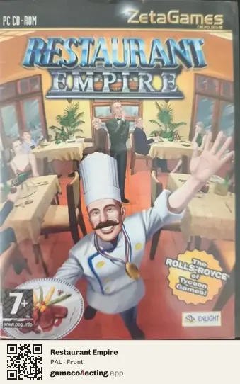 Restaurant Empire Computer, PAL box front