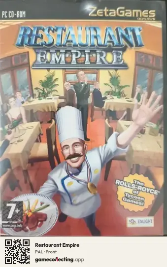 Restaurant Empire Computer, PAL box front