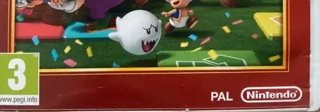 Mario Party 8, the PEGI square on its front
