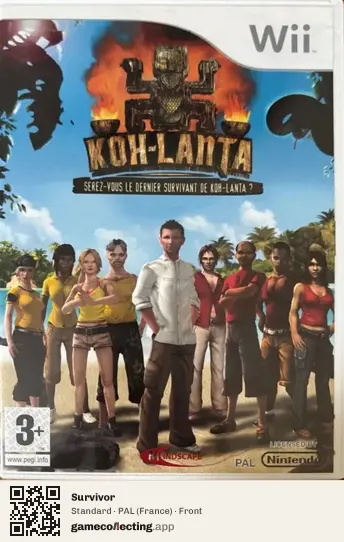 Survivor Nintendo Wii, France box front