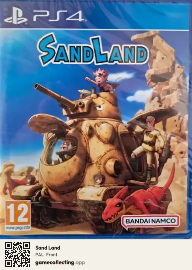 Sand Land PlayStation 4, PAL box front