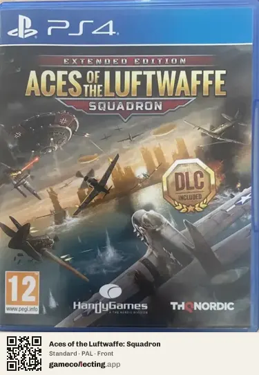 Aces of the Luftwaffe: Squadron PlayStation 4, PAL box front