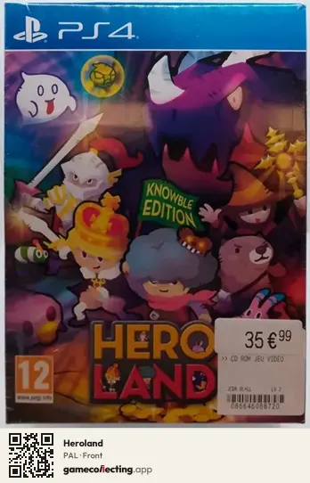 Heroland PlayStation 4, PAL box front