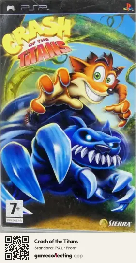 Crash of the Titans PlayStation Portable, PAL box front