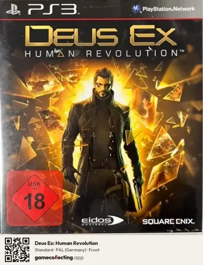 Deus Ex: Human Revolution PlayStation 3, Germany box front