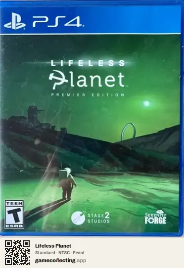 Lifeless Planet PlayStation 4, NTSC box front