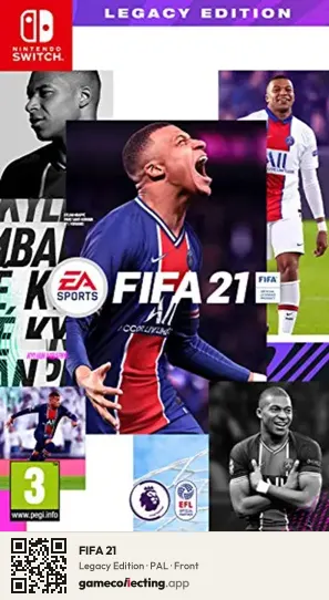 FIFA 21 Nintendo Switch, PAL box front
