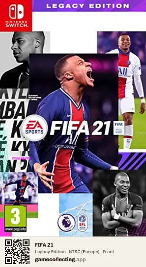 FIFA 21 Nintendo Switch, Europe box front