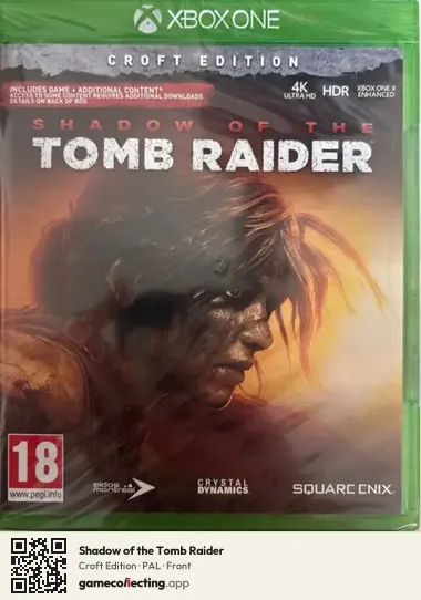 Shadow of the Tomb Raider Xbox One, PAL box front