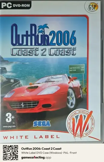 OutRun 2006: Coast 2 Coast Computer, PAL box front