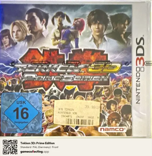 Tekken 3D: Prime Edition Nintendo 3DS, Germany box front