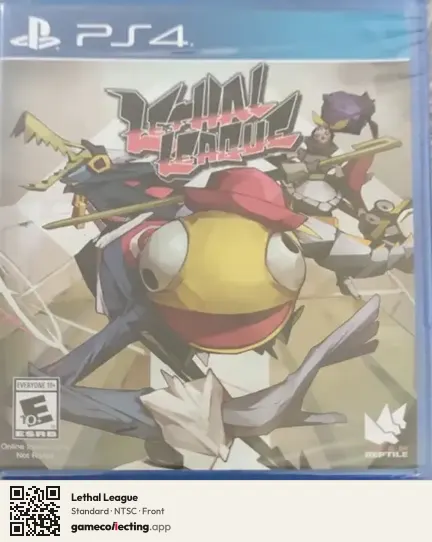 Lethal League PlayStation 4, NTSC box front