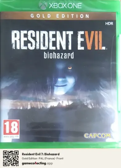 Resident Evil 7: Biohazard Xbox One, France box front