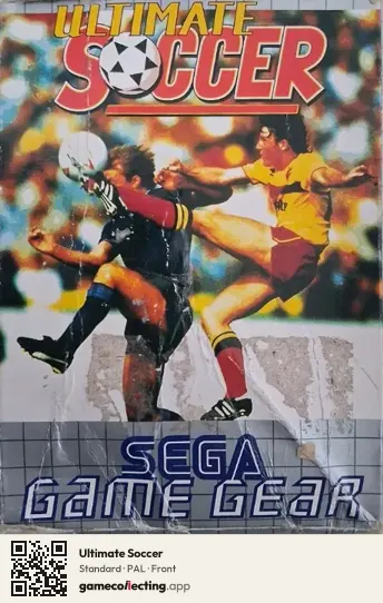 Ultimate Soccer Sega Game Gear, PAL box front