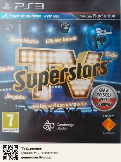 TV Superstars PlayStation 3, Poland box front