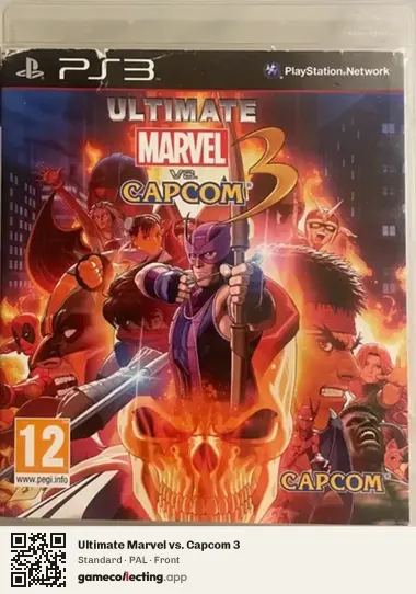 Ultimate Marvel vs. Capcom 3 PlayStation 3, PAL box front