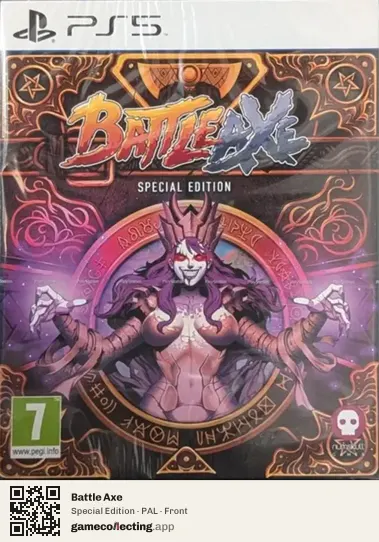 Battle Axe PlayStation 5, PAL box front