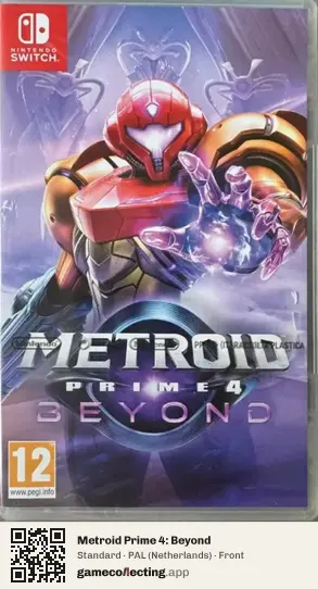 Metroid Prime 4: Beyond Nintendo Switch, Netherlands box front