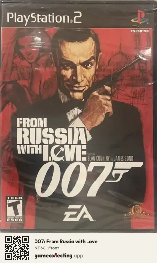 007: From Russia with Love PlayStation 2, NTSC box front