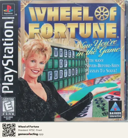 Wheel of Fortune PlayStation, NTSC box front