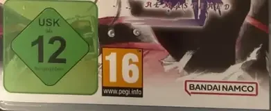 Tales of Berseria Remastered, the USK square on its front